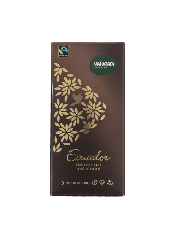 Bitterschokolade Ecuador 70% Bio - imagen 2 de 2