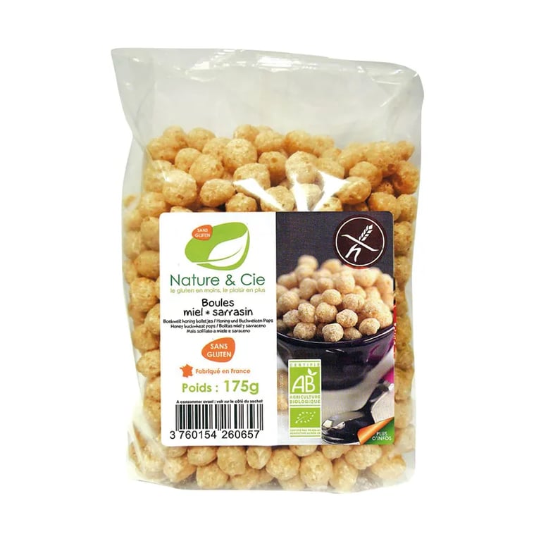Bolitas De Trigo Sarraceno Con Miel Sin Gluten Bio