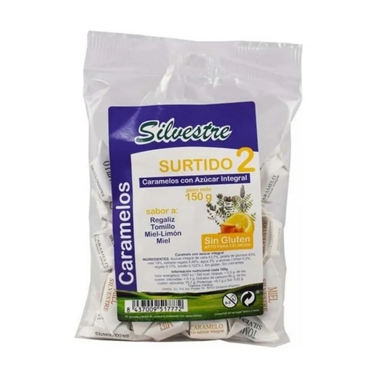 Surtido 2 Caramelos Con Azúcar Integral