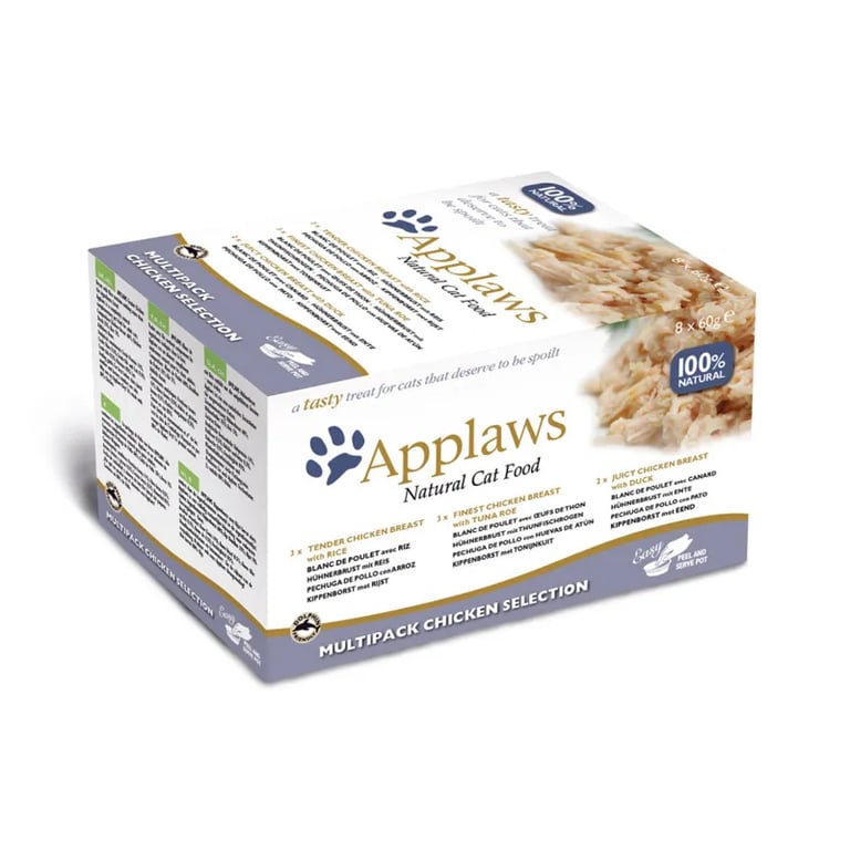 Cat Tasty Multipack Poulet Pour Chats 8x60g