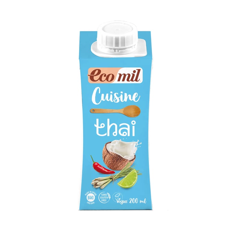 Thai Crema De Coco Con toque Picante Para Cocinar Bio