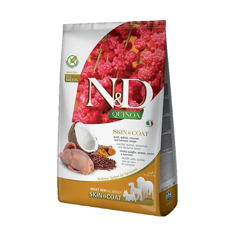 Voer Hond Volwassene Nd Skin Quinoa Kwartele En Kokos