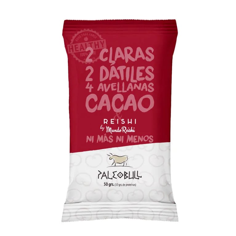 PALEOBULL BARRITA CON REISHI Y CACAO