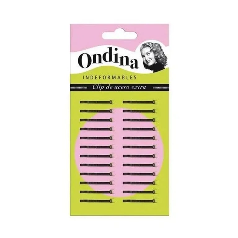 Carton 24 Miniclips 2.5 cm Negros