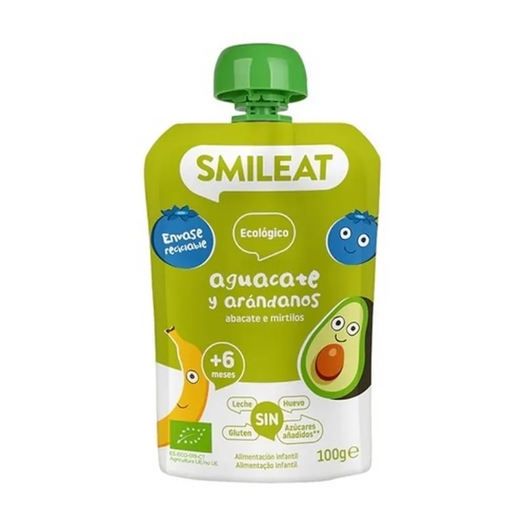 Bebible Aguacate Arandanos 6m Eco