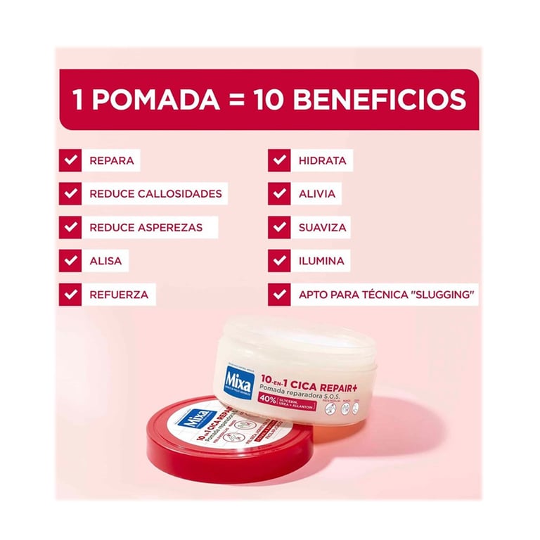 Urea 10 En 1 Cica Repair+ Pomada Reparadora 150 ml de Mixa