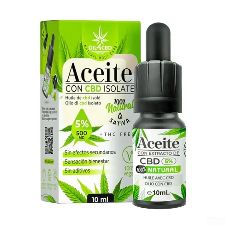 Aceite Con CBD Isolate 5%
