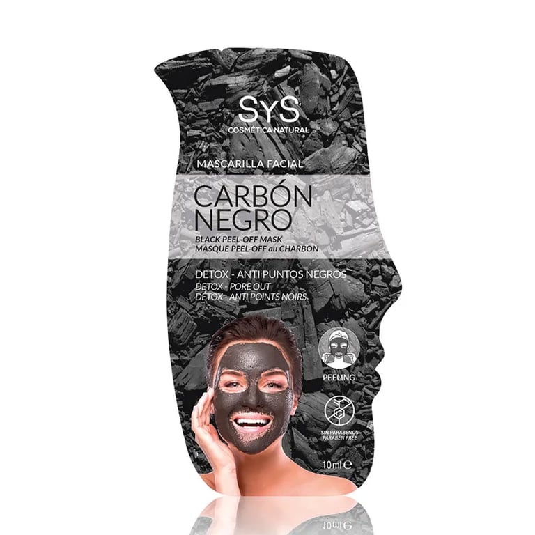Máscara Facial Peeling Carvão Preto