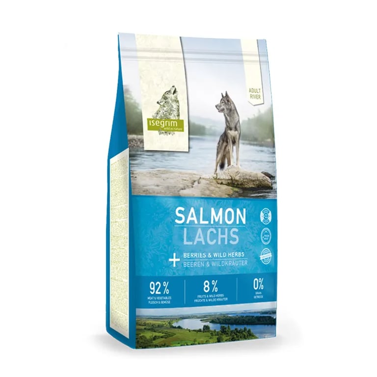 Adult River Salmón + Bayas Y Hierbas Silvestres