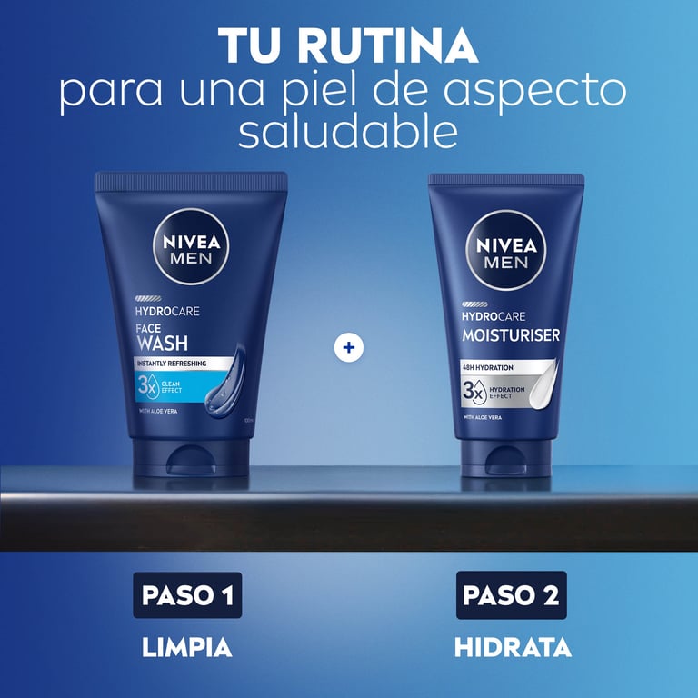 Men Gel Limpiador Facial Hydrocare 100 ml de Nivea