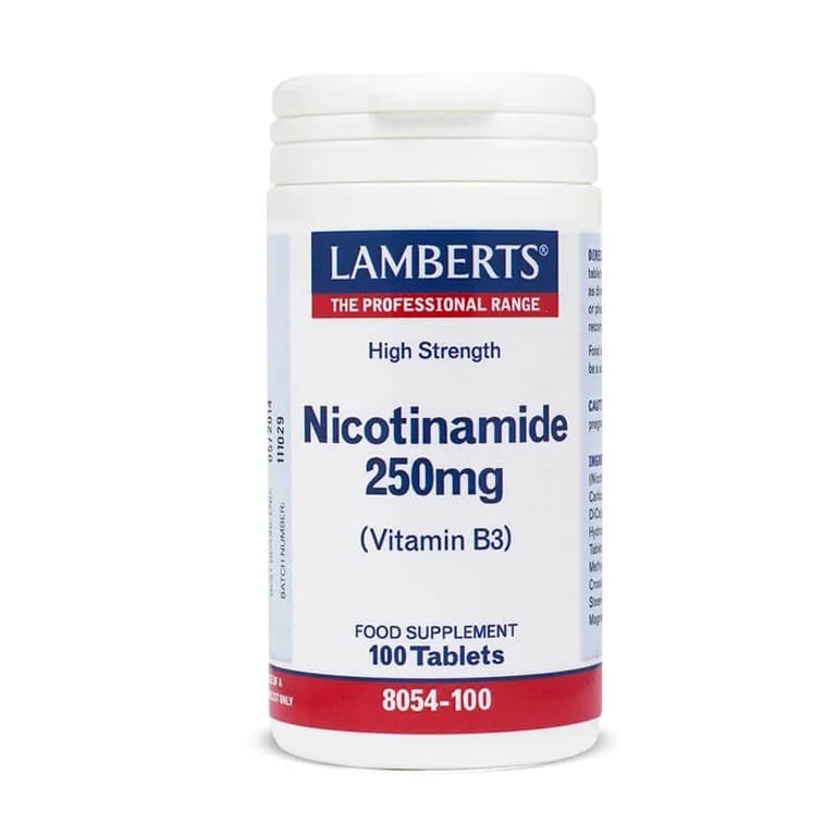 Nicotinamide 250 Mg (Vitamina B3)