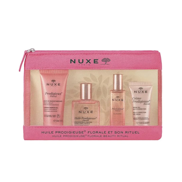 Kit Viaje Prodigieuse Floral 4 Piezas Gel De Ducha 30 ml