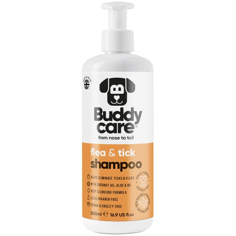 Champú Antipulgas y Garrapatas para Perros