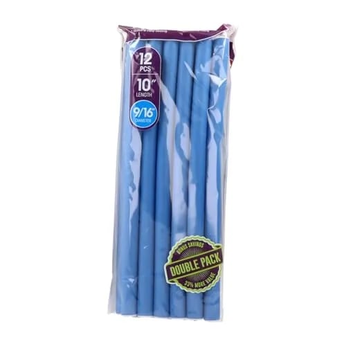 Flexi Rods 10\" 9/16\" Flexible Lockenwickler #Blue