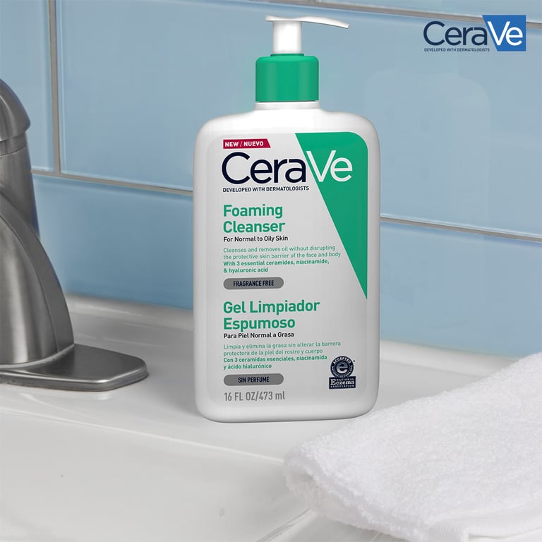 CERAVE GEL NETTOYANT MOUSSANT 473 ml - imagen 4 de 13