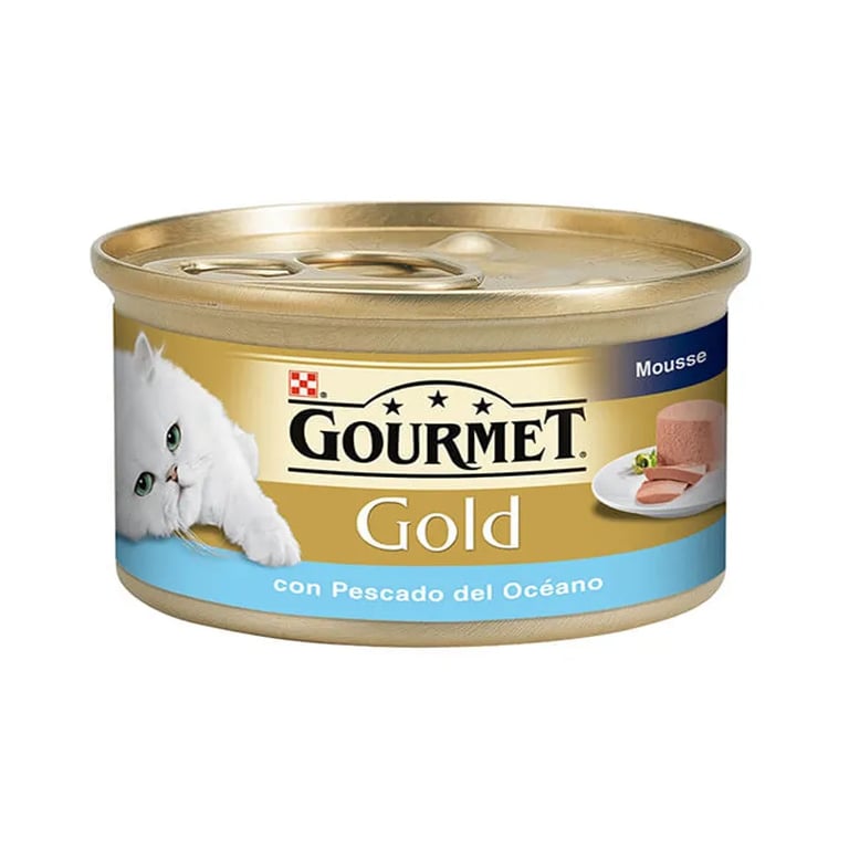 Gold Mousse Con Pescado Del Océano 85g