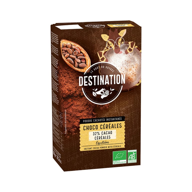 Cacao Instantáneo 32% Con Cereales Bio