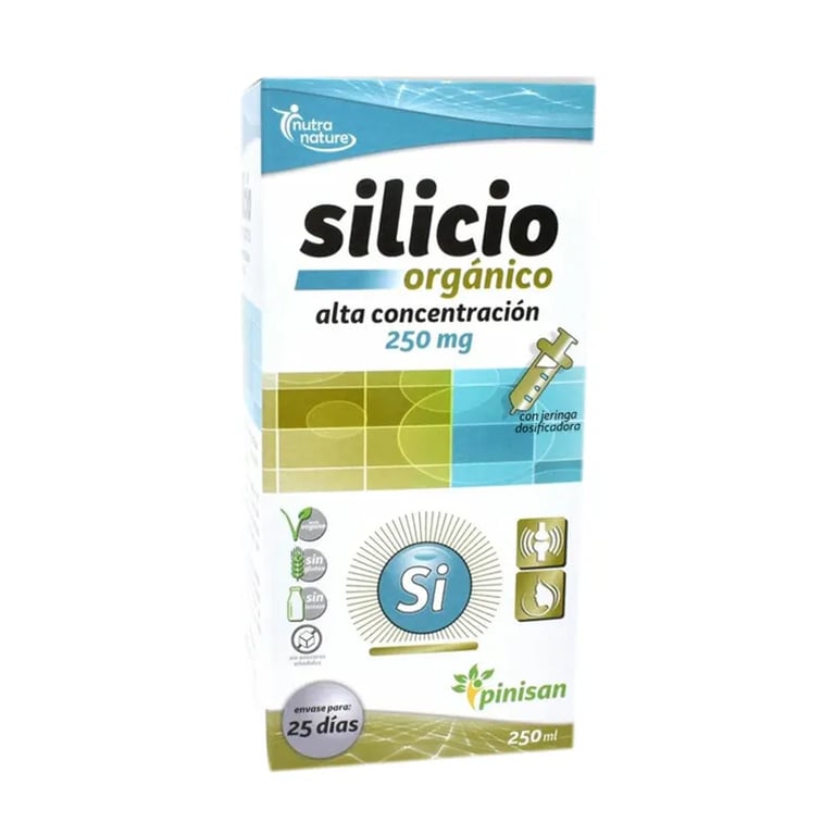 Silício Orgânico Alta Concentração 250 mg