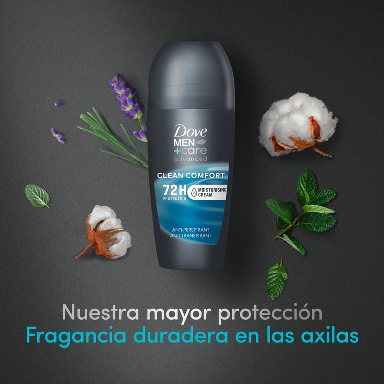 Men +Care Advanced Clean Confort 72h Deodorante 50 ml di Dove