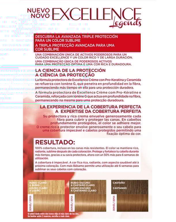 Excellence Blonde Legend Tönung #8,03 Divines Blond von L'Oreal Paris