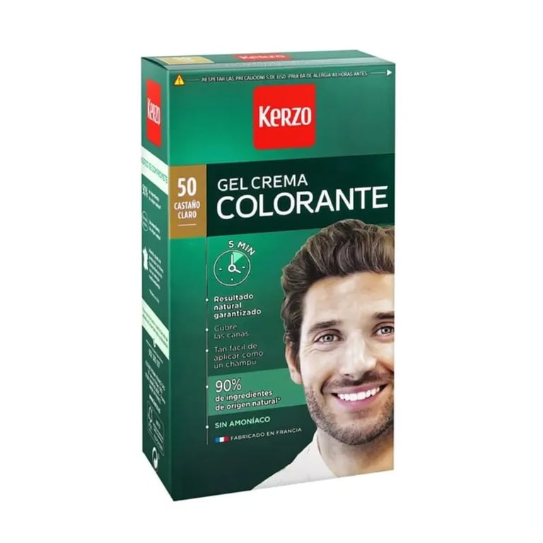 Tinta Per Uomo Gel-Crema #50 Castano Chiaro