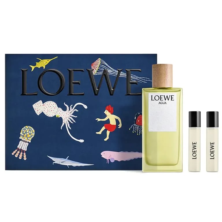 Agua Loewe EDT 100 ml + EDT Mini 10 ml + Agua Drop EDP 10 ml