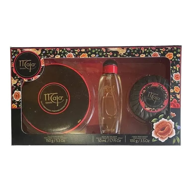 Pack Porta talco Eau De Toilette E Sapone Maja