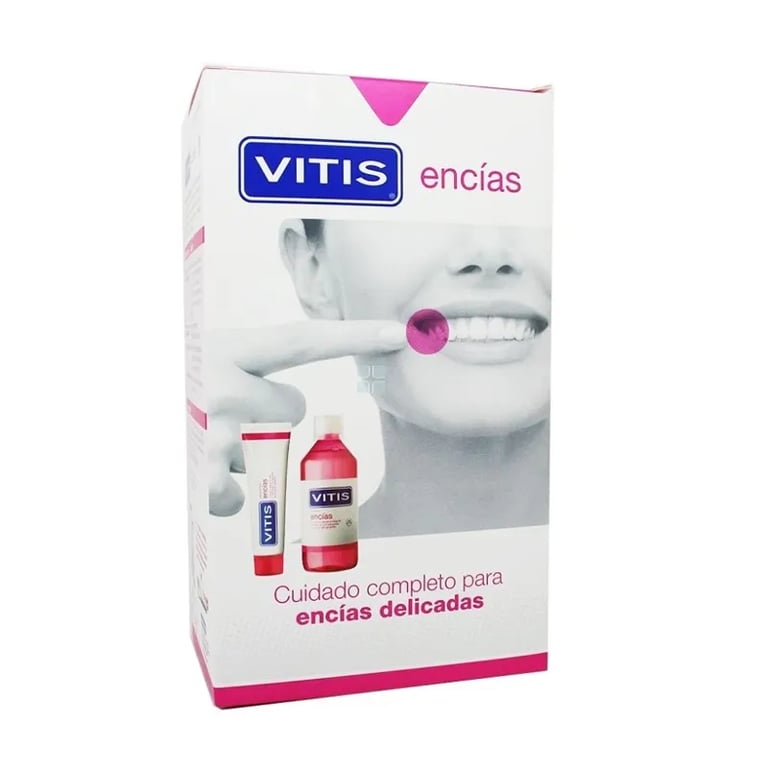 Vitis Pack Encías Colutorio 500 ml + Pasta Dentífrica 100 ml
