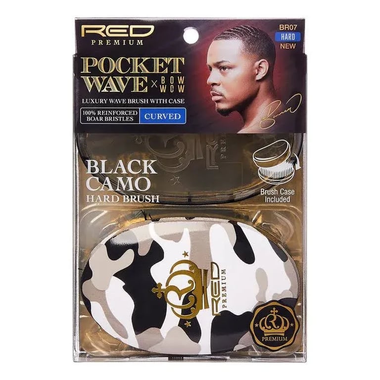 Rpm Designed Pocket Boar Brush Black Camo Bürste