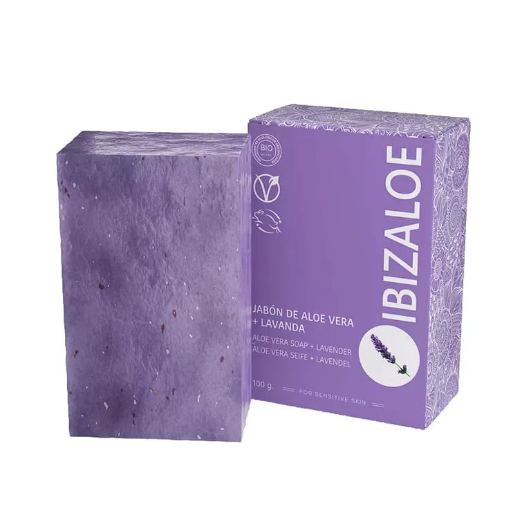 Ibizaloe Savon à l'Aloe Vera + Lavande