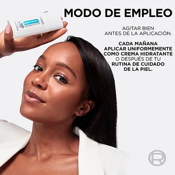 Bright Reveal Niacinamid Feuchtigkeitsfluid gegen Flecken SPF50+ 50 ml von L'Oreal Paris