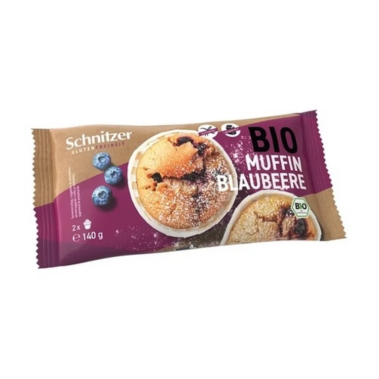 Muffins Con Arándanos Sin Gluten Bio