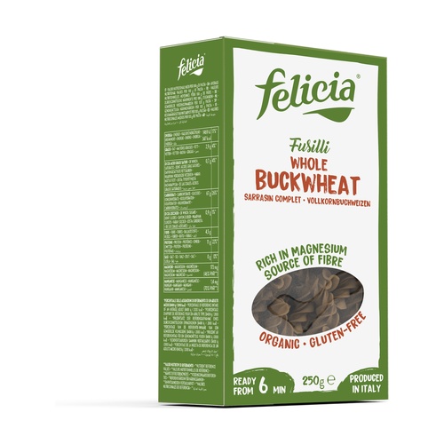 Fusilli de Trigo Sarraceno Sin Gluten Bio