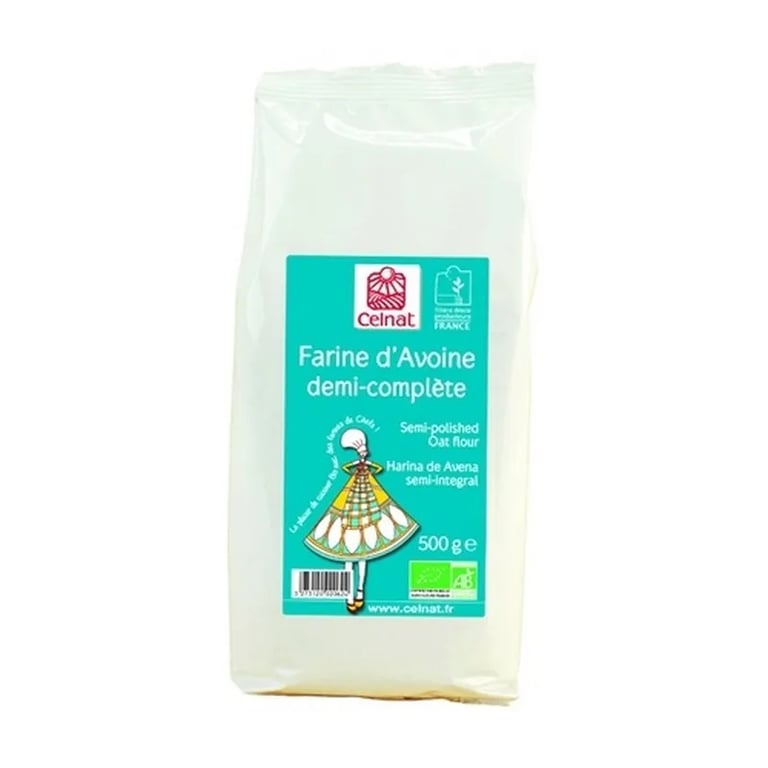 Farinha de Aveia Semi-Integral Bio