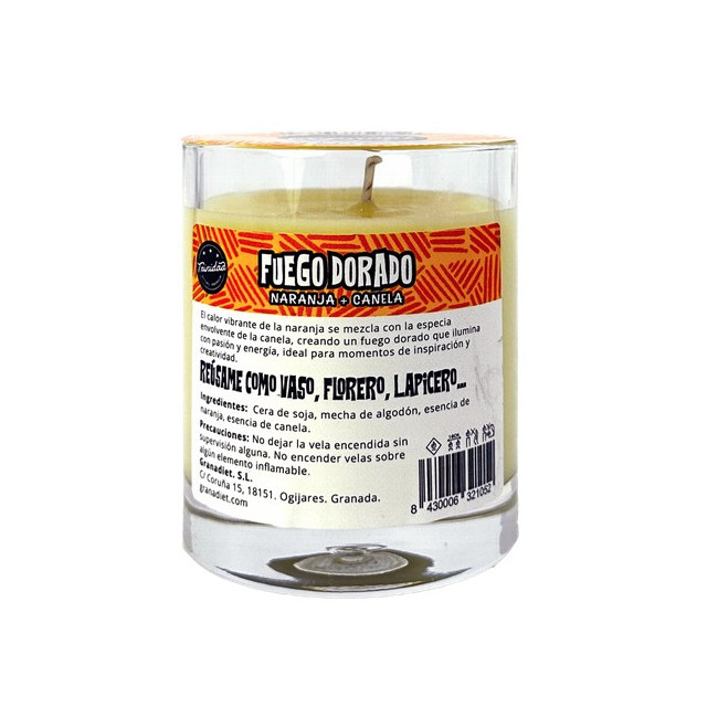 Candela Vaso Fuoco Dorato - imagen 2 de 4