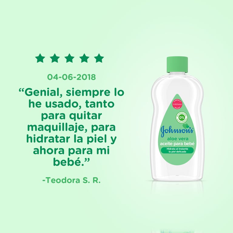 Baby Huile d'Aloe Vera 500 ml de Johnson's Baby