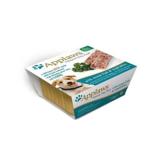 Dog Pate Poisson Bleu et Légumes Pour Chiens 150 g