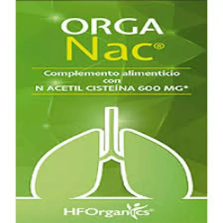 Orga Nac Acetil L-Cisteina Jarabe Sin Gluten