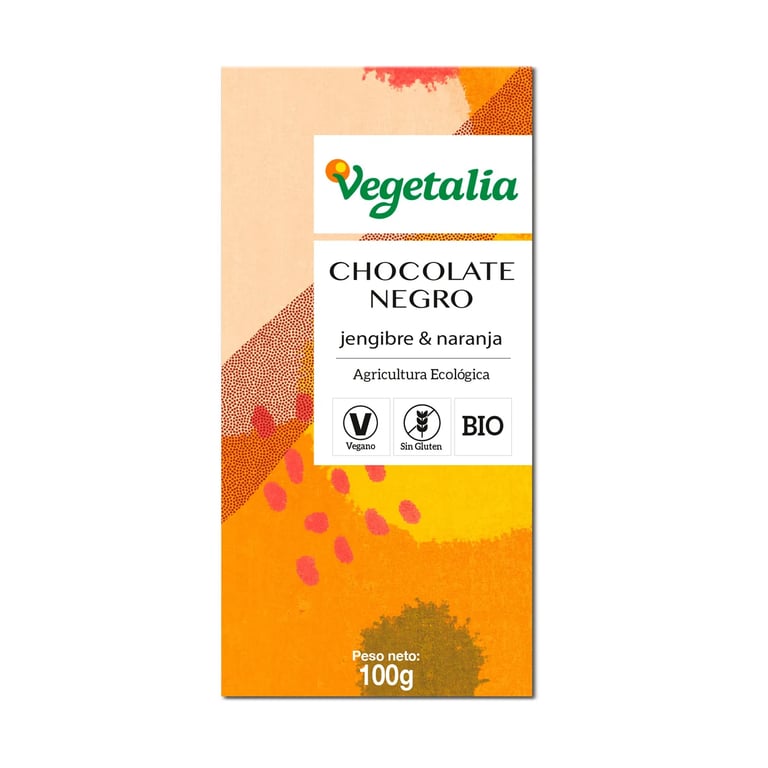 Chocolat Noir Avec Gingembre Et Orange Bio