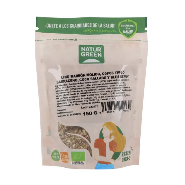 Lino Grano Saraceno Cocco Mirtillo Bio
