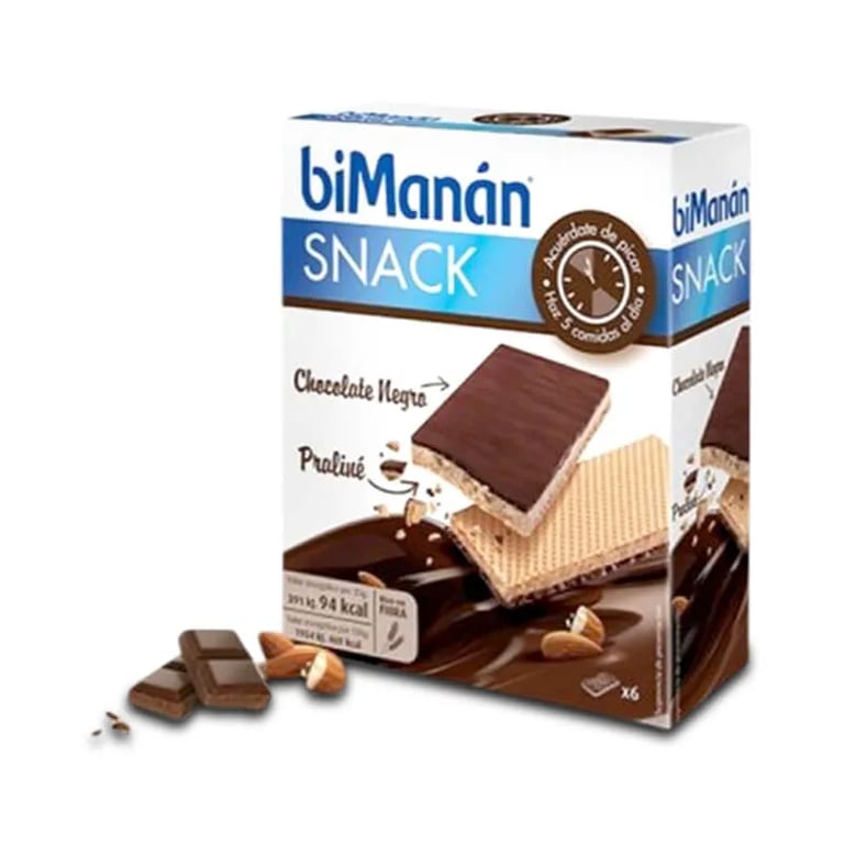 SNACK CHOCOLATE NEGRO PRALINÉ