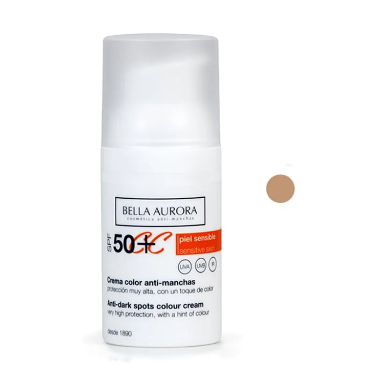 Cc Cream Anti-Flecken Empfindliche Haut SPF50+
