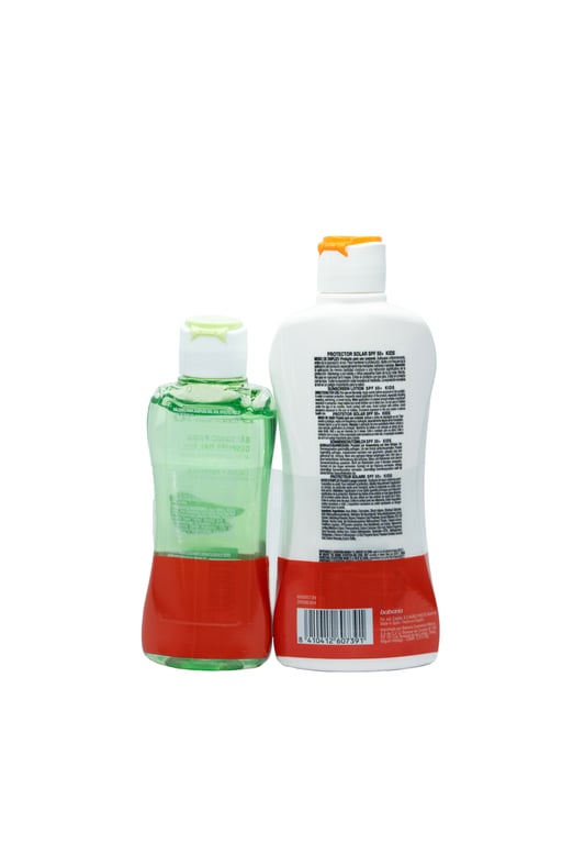 Leche Protectora Kids SPF50+ 200 ml + After Sun Efecto Hielo de Babaria