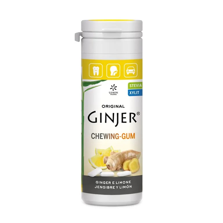 Ginjer Chicles Limon Stevia