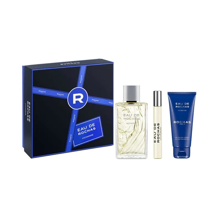 Coffret Rochas Homme EDT + Mini EDT + Gel Douche