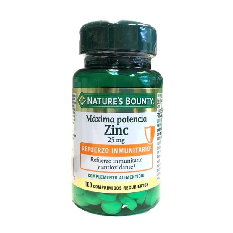 ZINC MÁXIMA POTENCIA 25MG