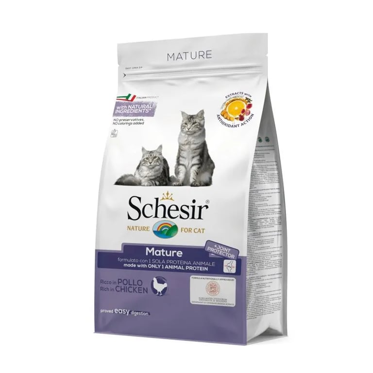Mature Alimento Secco Gatti Anziani Pollo