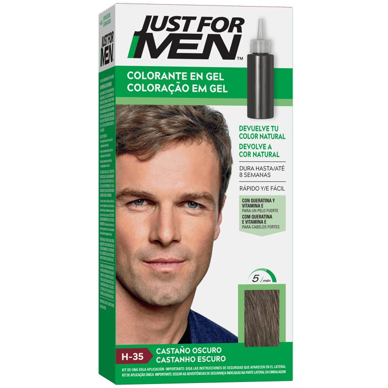Just For Men Gel Colorant Châtain H-35 30 ml de Just For Men