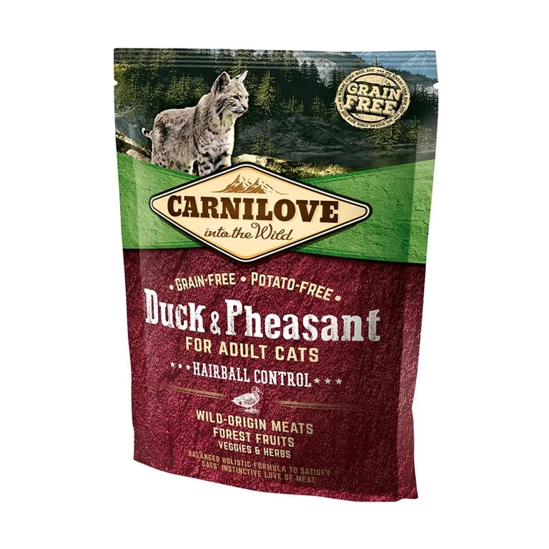 Ich denke Katze Erwachsener Hairball Kontrolle Huhn und Ente