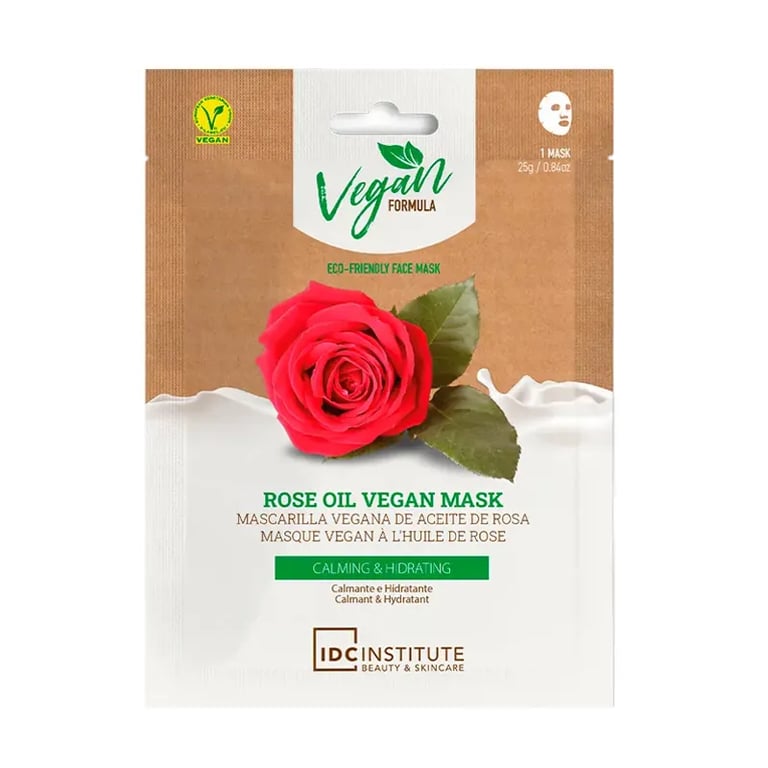Rose Oil Vegan Mask Calming & Hidrating